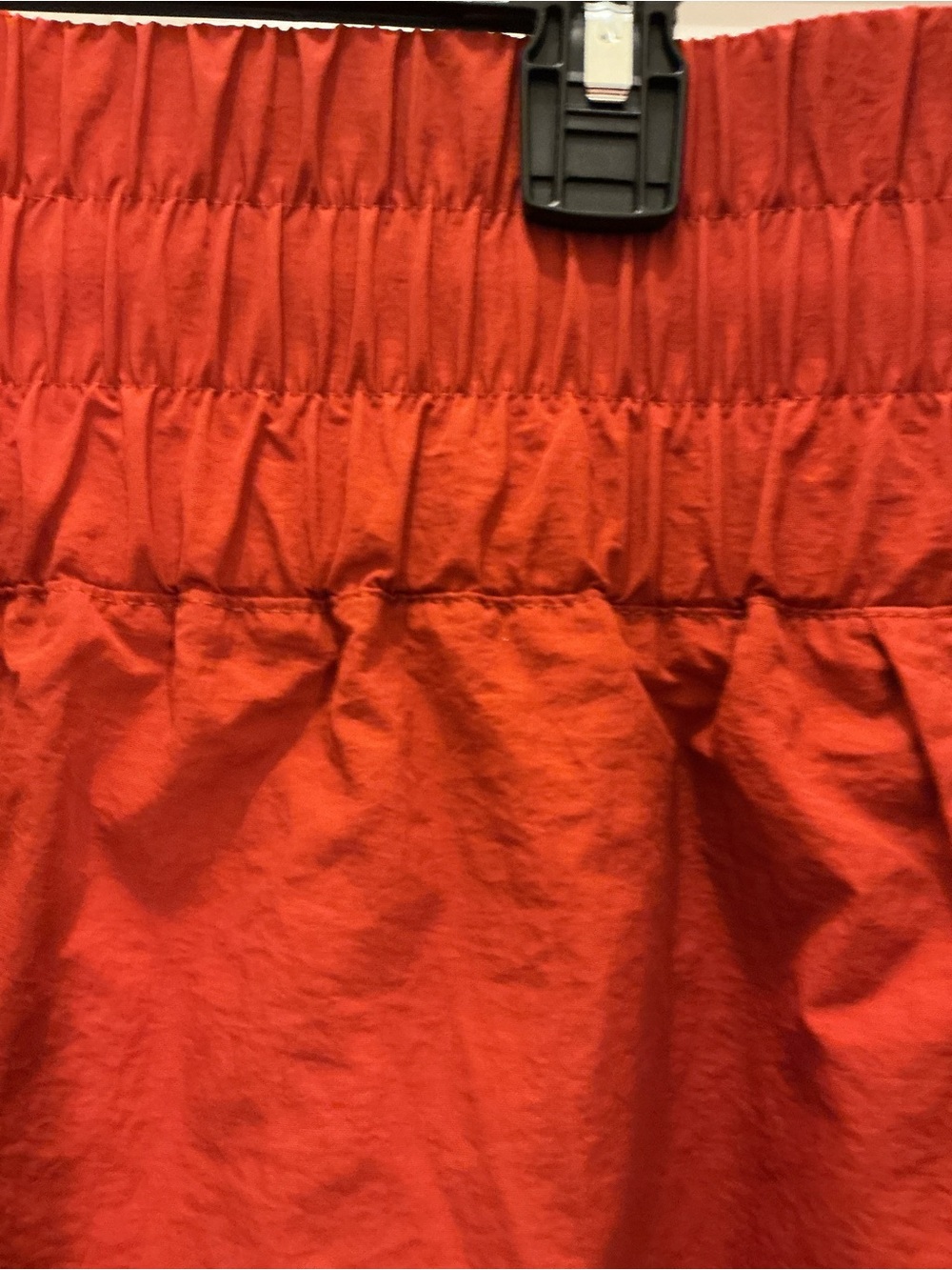Women’s Terra-cotta Color Elastic-Waist Active Shorts High Waist 18” Length - Picture 7 of 12